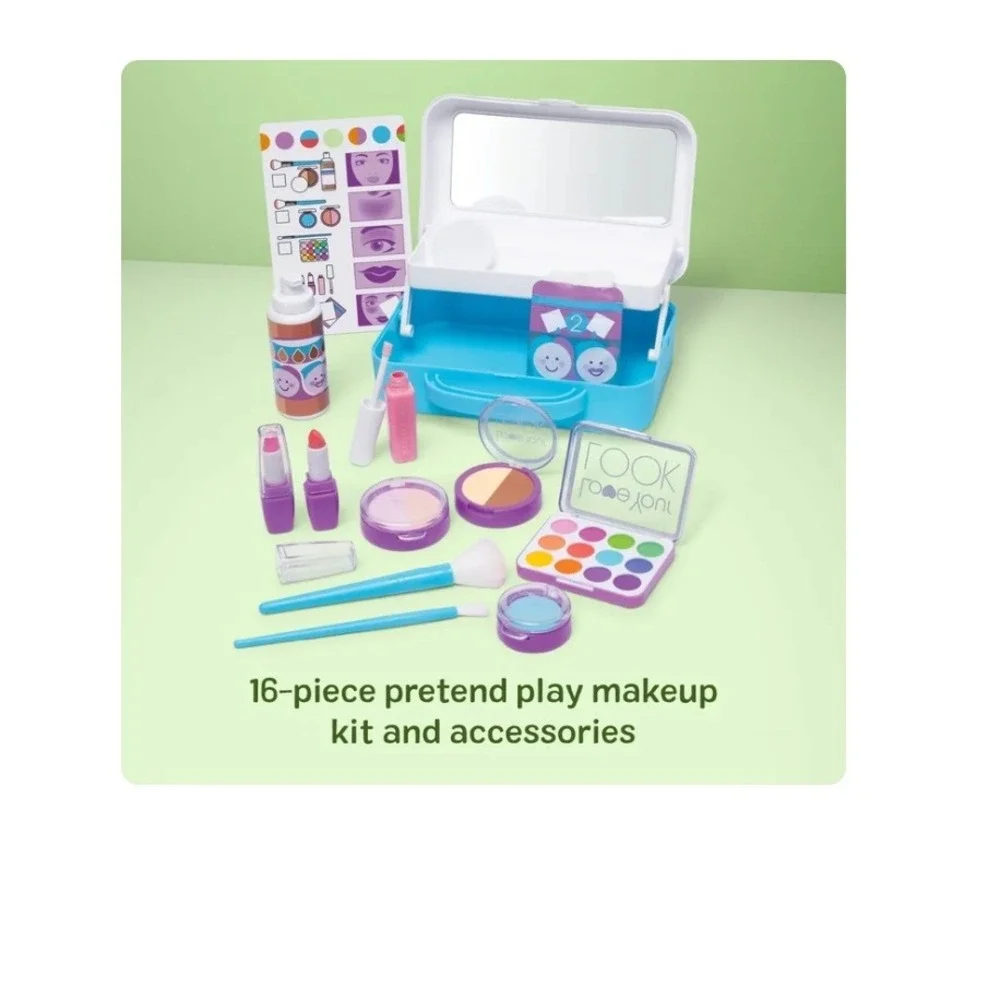 Melissa & Doug LOVE YOUR LOOK - Makeup Kit Play Set S023 Mess Free Kit NIB NWT